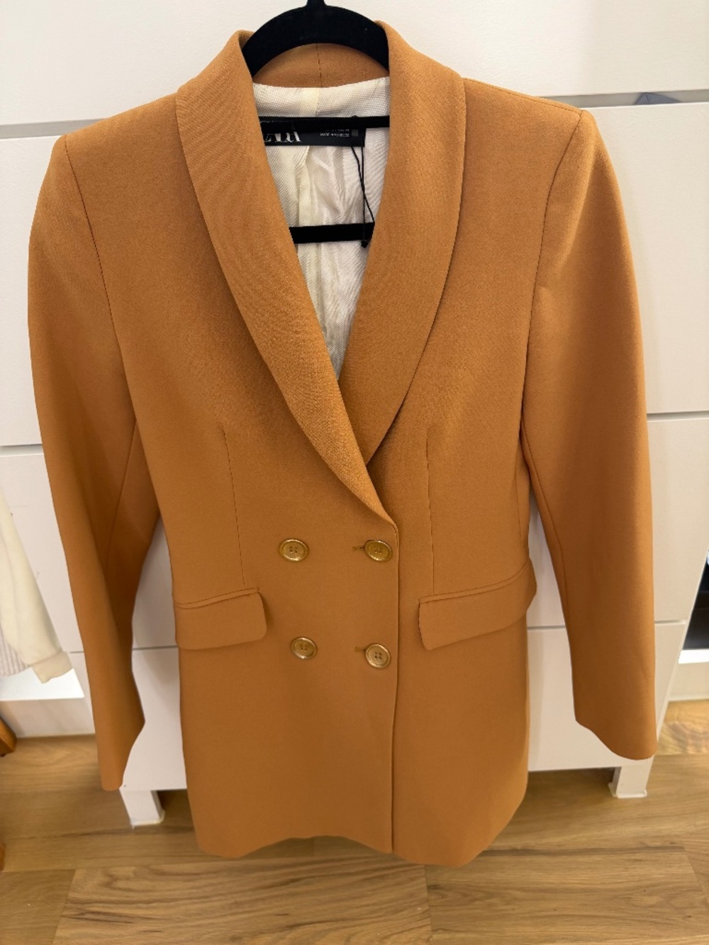 Zara Tan Long Blazer